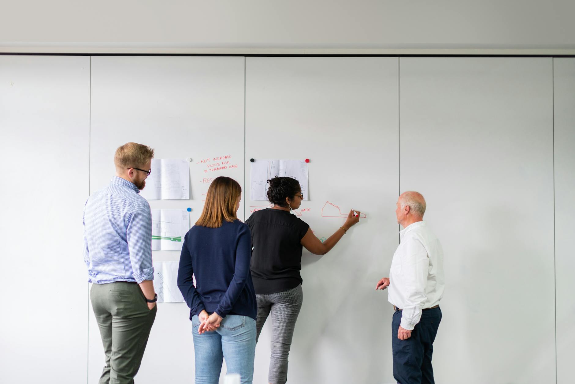 engineers planning structure